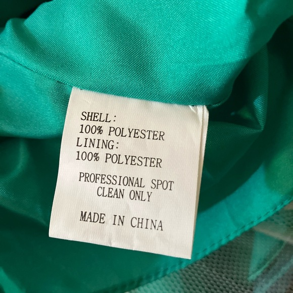 Tony Bowls Homecoming TS11385 Turquoise Size 0 Dress W/ Earrings Strapless - Picture 11 of 11